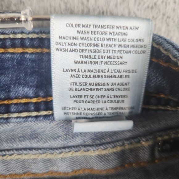 Ariat Ruby Jeans Women's 29R Bootcut Western Embroidered Flap Pockets Denim Blue - Picture 10 of 14